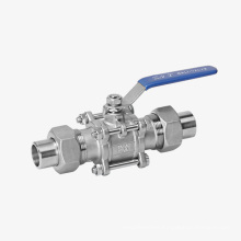 Original manufacturer stainless steel flange type vacuum welded ball valve